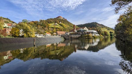 Unstrutwehr in Freyburg Unstrutwehr in Freyburg