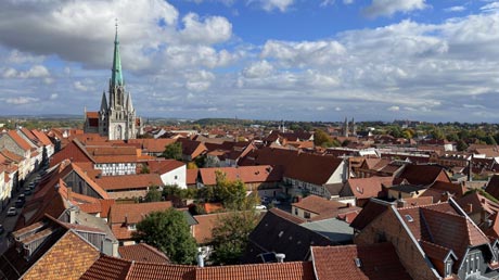 Mühlhausen Ausblick vom Rabenturm Mühlhausen Ausblick vom Rabenturm