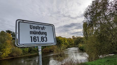 Unstrutmündung im Blütengrund Unstrutmündung im Blütengrund
