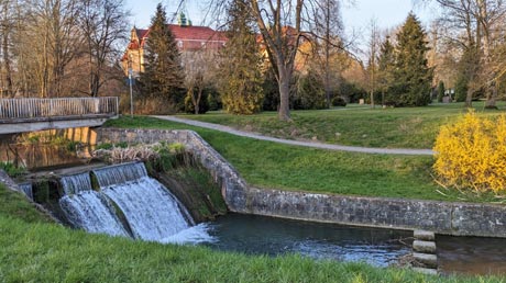 Unstrutwehr in Dingelstädt Unstrutwehr in Dingelstädt
