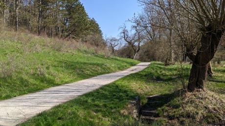 Unstrutradweg im NSG Unstruttal Unstrutradweg im NSG Unstruttal