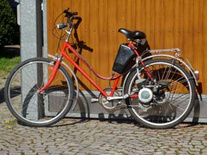 Fahrrad mit MAW-Hilfs-Motor