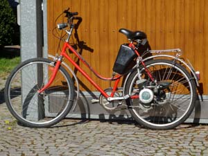 Fahrrad mit MAW-Hilfs-Motor