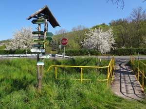 Hinweisschilder Wanderwege