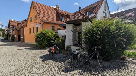 Wern-Radweg Rast in Binsfeld Wern-Radweg Rast in Binsfeld