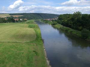 Blick von der Weserbrücke Blick von der Weserbrücke