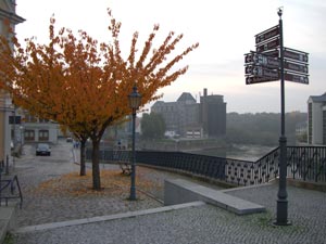 Wipper-Radweg-Ende in Bernburg